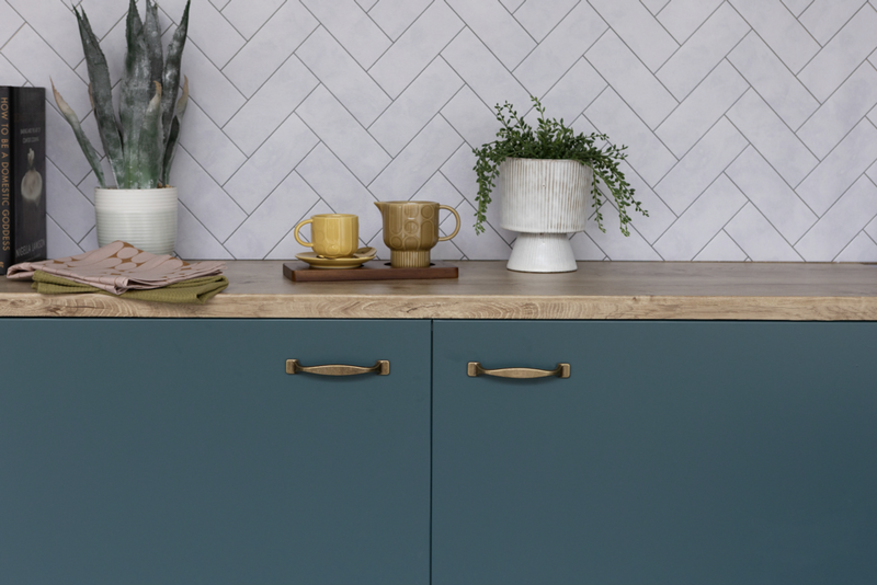 d-c-fix® Ceramics 3D Wallpaper Metallic Chevron