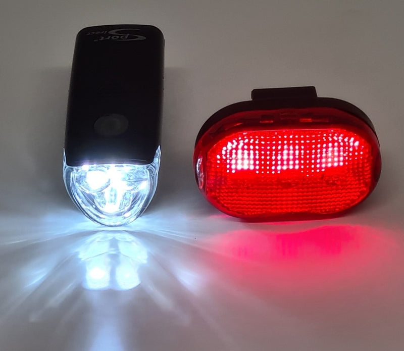 Sport Direct Mega White LED Front Light Set