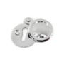 Securit Chrome Escutcheon Covered 35mm