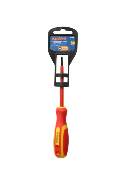 SupaTool Electrical Slotted Screwdriver 75mm