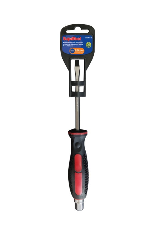 SupaTool Hammer Through Slotted Head Screwdriver 6.5mm x 100mm