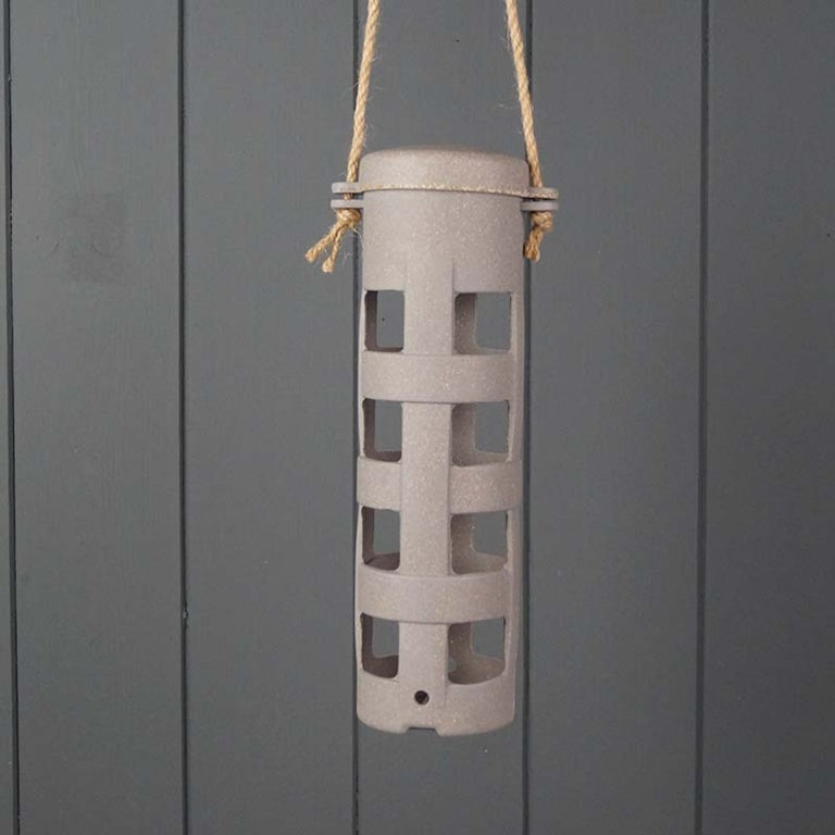 Earthy Sustainable Suet Ball Feeder Straw