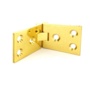 Securit Brass Counterflap Hinges (Pair) 1 1/4" x 4"