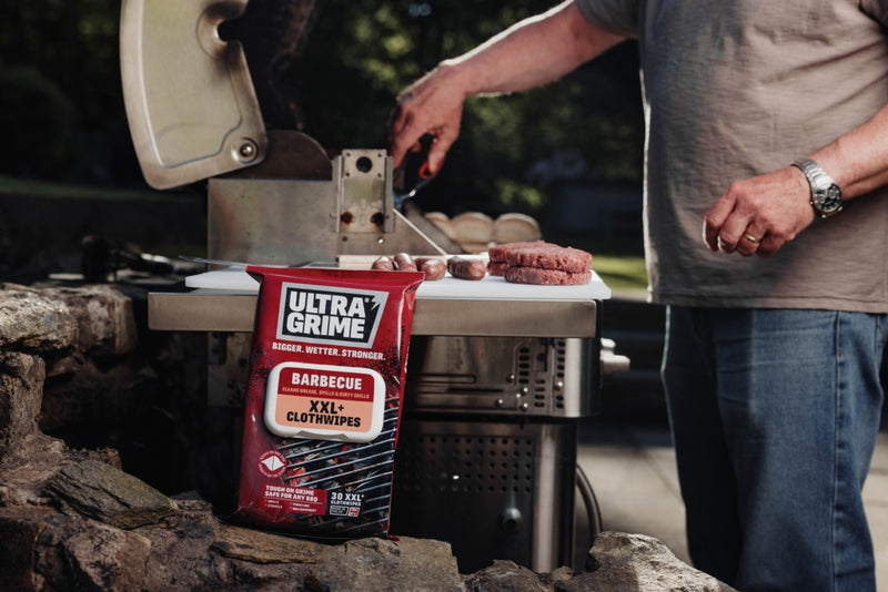 Ultragrime Life BBQ Cloth Wipes XXL 30 Pack