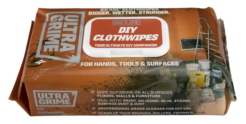 Ultragrime Life DIY Cloth Wipes XXL 80 Pack