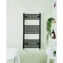 Kartell Straight Black Towel Rail 22mm x 600mm x 800mm