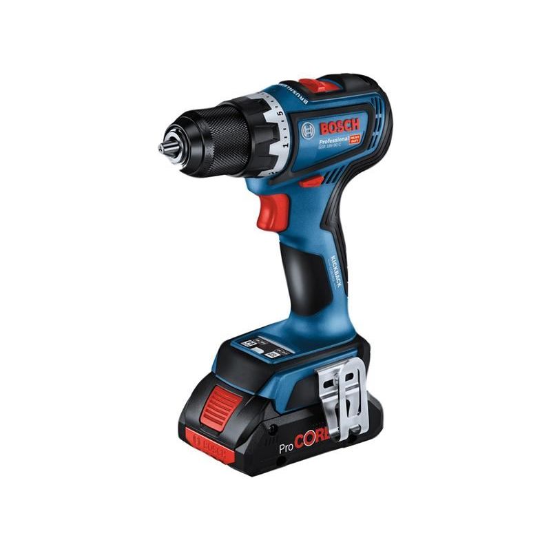 Bosch GSR 18V-90C Professional Drill Driver 18V 2 x 4.0Ah Li-ion Bosch - NorthantsTrade Northampton