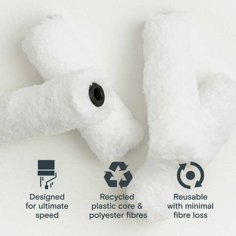 LickTools Eco Roller Sleeve - Mid Pile 4" / Pack of 4