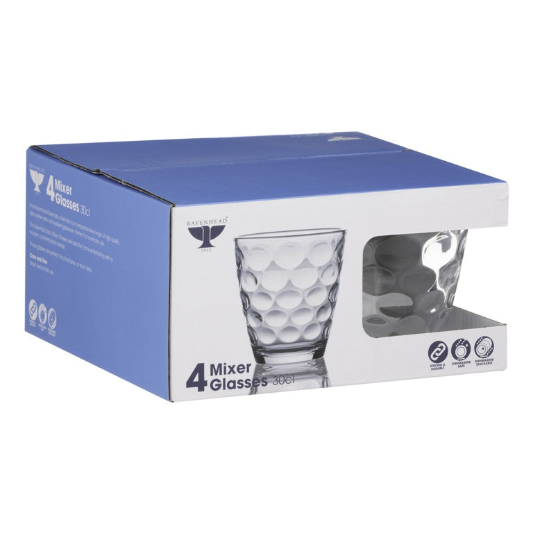 Ravenhead Essentials Disco Mixer Glass Set Of 4