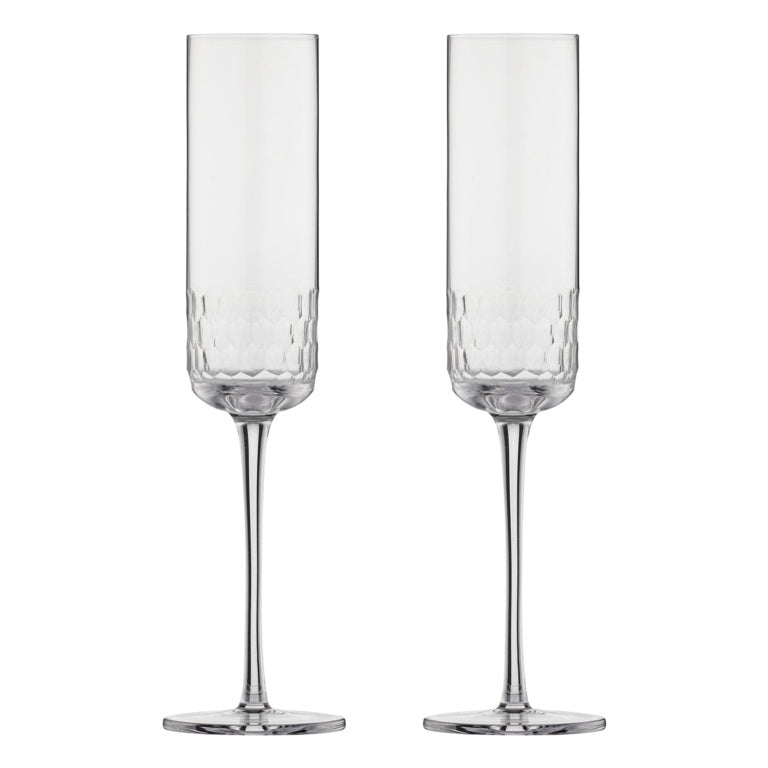 Ravenhead Pisa Flute Glasses Set Of 2