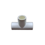 Davant Overflow 90° Tee White Pack 10 21.5mm