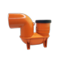 Davant Underground Single Socket Lowback P Trap 110mm