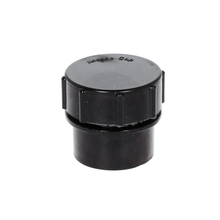 Davant Solvent Weld Screwed Access Plug Black 40mm