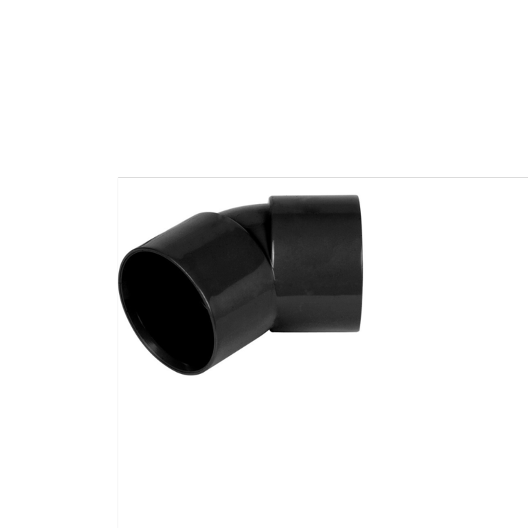 Davant Solvent Weld Obtuse 45° Bend Black 40mm