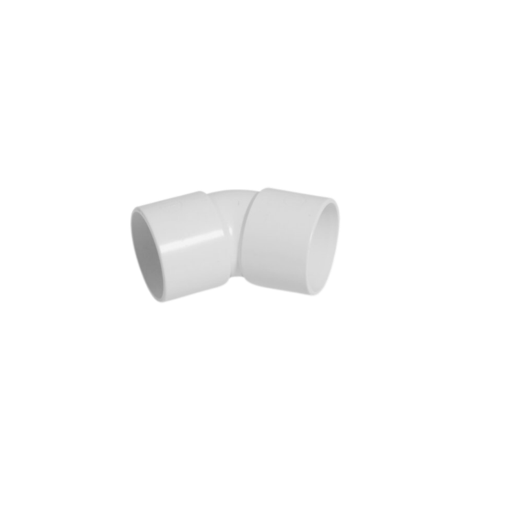 Davant Solvent Weld Obtuse 45° Bend White 40mm