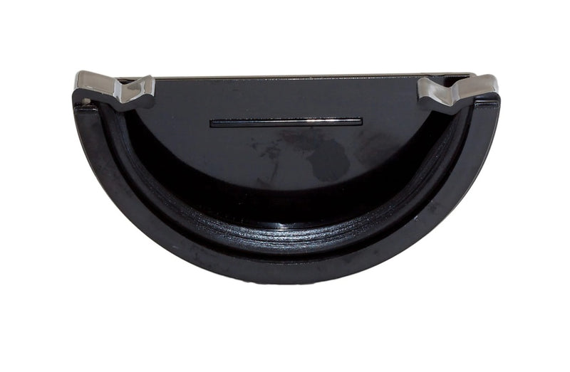 Pipelife Mini Flow Gutter External Stop 76mm