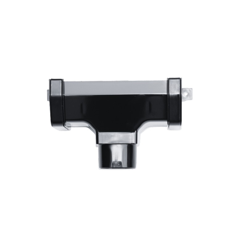 Kayflow Rainwater Square Running Outlet Black 112mm