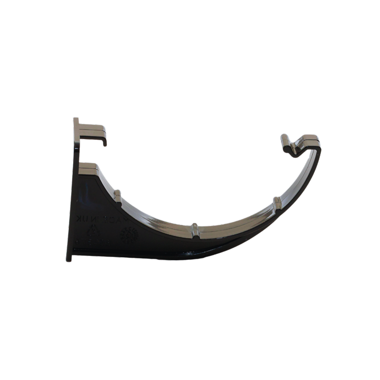 Kayflow Rainwater Round Fascia Bracket Black 112mm