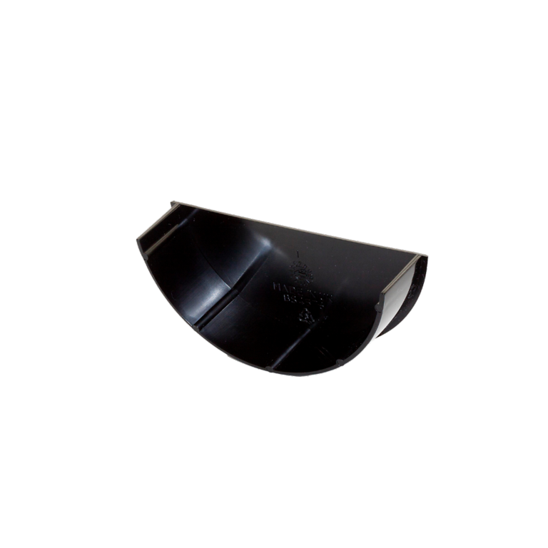 Kayflow Rainwater Round Internal Stop End Black 112mm