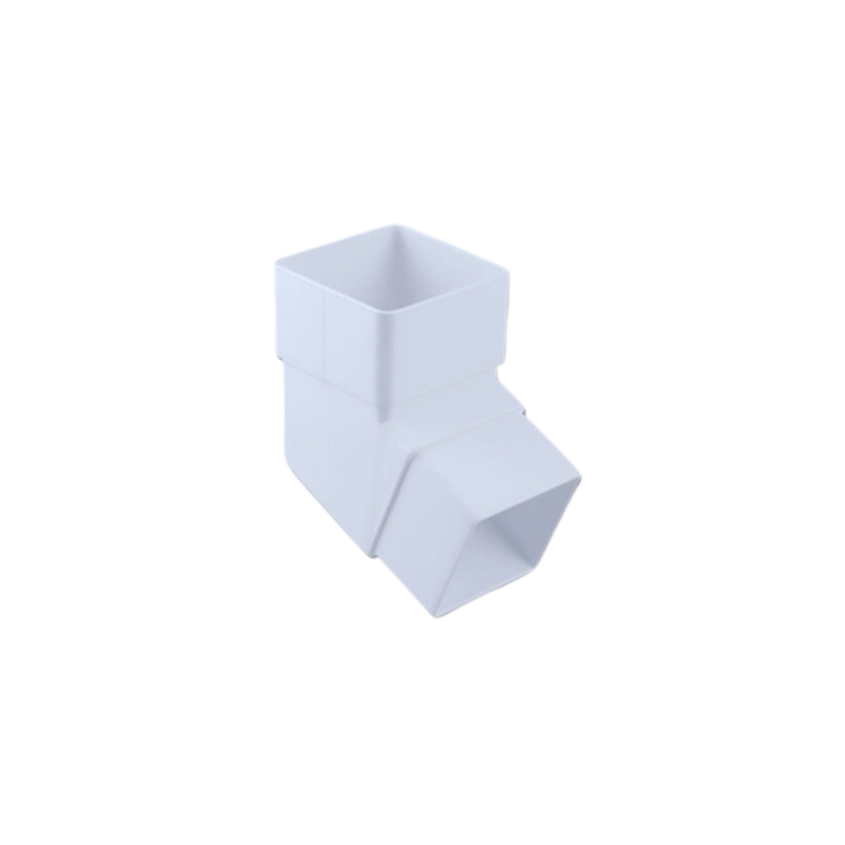 Kayflow Rainwater 112.5° Square Offset Bend White 65mm