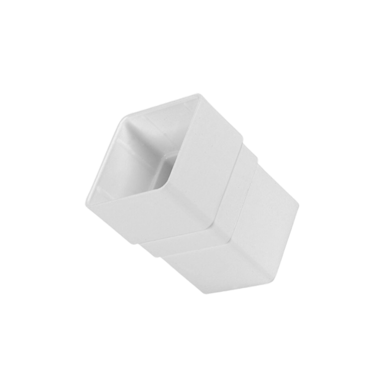 Kayflow Rainwater Square Connectors White 65mm