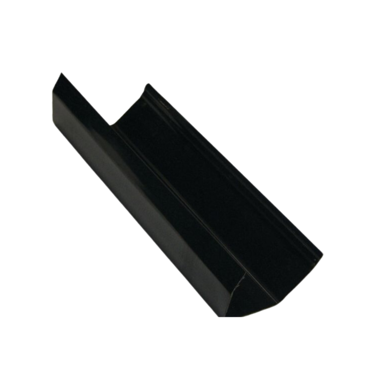Kayflow Rainwater Square Gutter Black 4m x 112mm