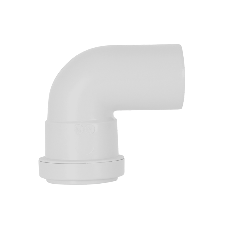 Davant Push Fit Swivel Bend 91.25° 32mm White