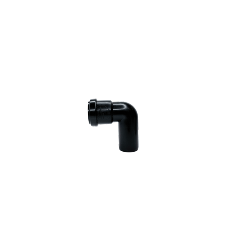 Davant Push Fit Swivel Bend 91.25° Black 40mm