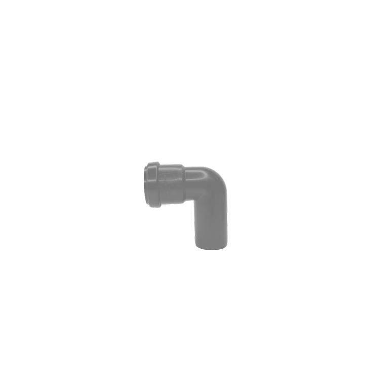 Davant Push Fit Swivel Bend 91.25° Grey 40mm