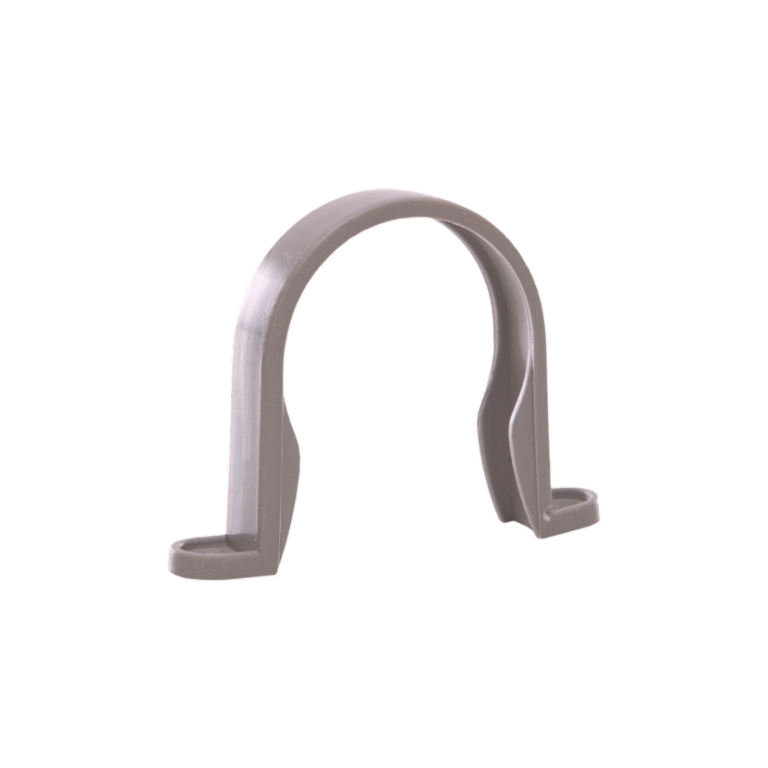 Davant Pipe Clip Grey Pack 10 40mm