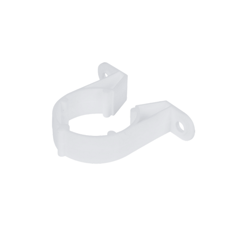 Davant Pipe Clip White Pack 10 40mm