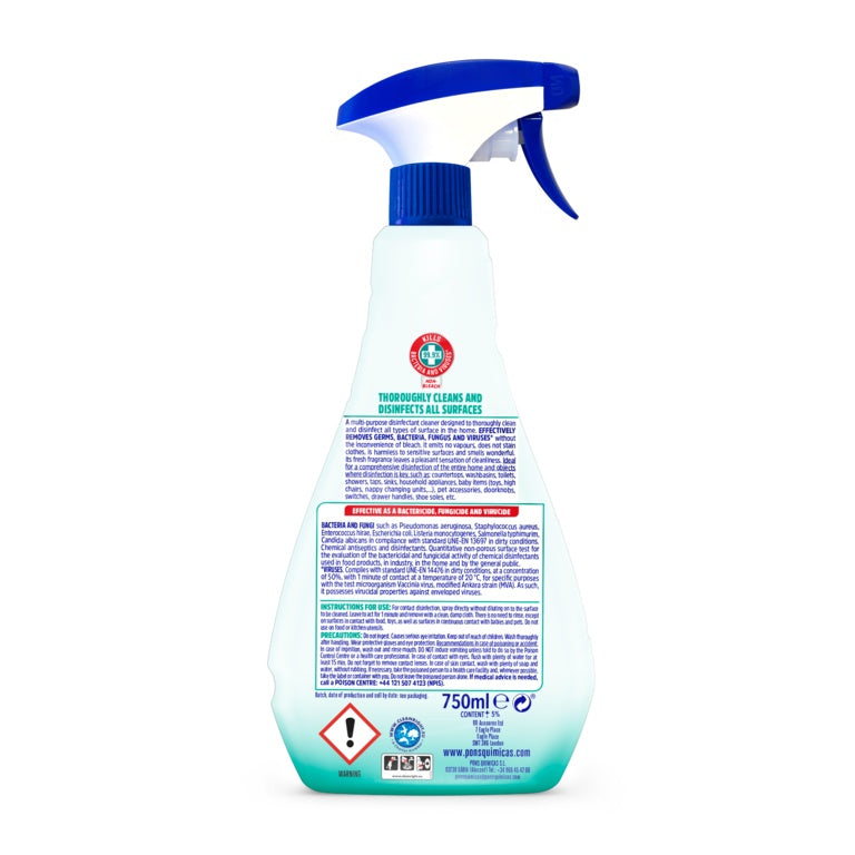 Asevi Multi Surface Disinfectant Spray 750ml
