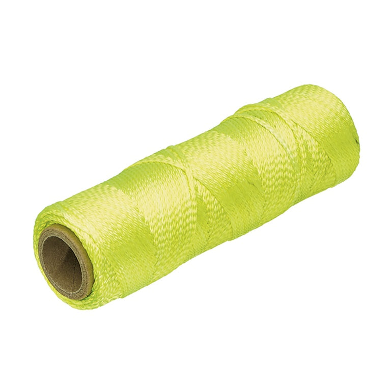 Marshalltown Mason Braided Nylon Line 76m Fluorescent Yellow