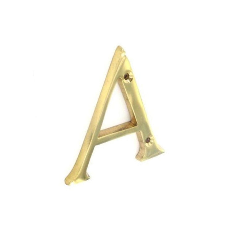 Securit Brass Letter A 75mm