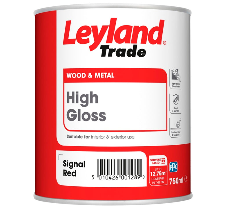 Leyland Trade High Gloss Signal Red 750ml