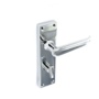 Securit Victorian Chrome Bathroom Handles (Pair) 155mm - Pack 2