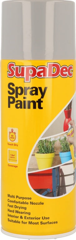 SupaDec Spray Paint Matt 400ml Anthracite