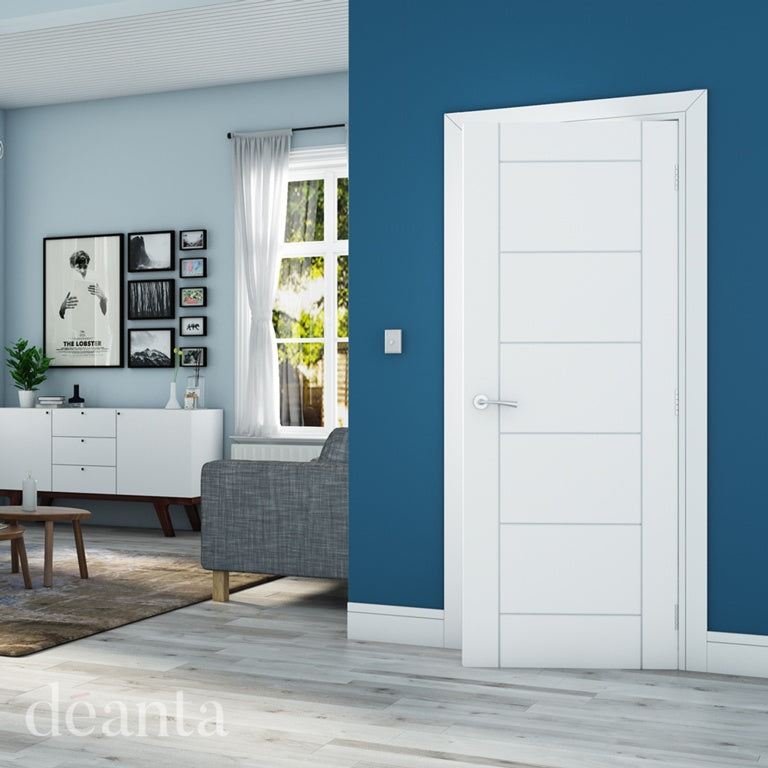 Deanta Seville White Primed Door 1981 x 686mm