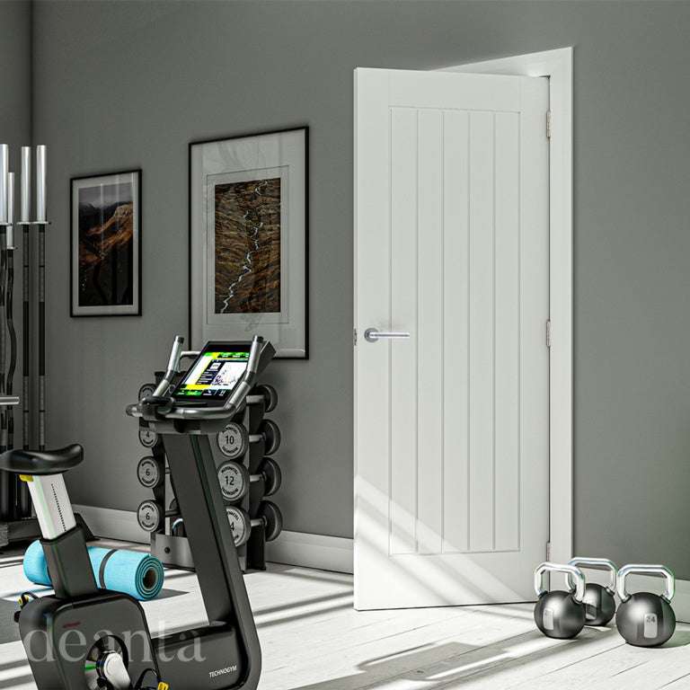 Deanta Ely White Primed Door 1981 x 838mm