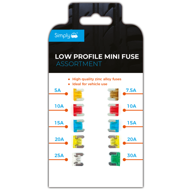JRP Low Profile Fuse Assortment 10 Pack