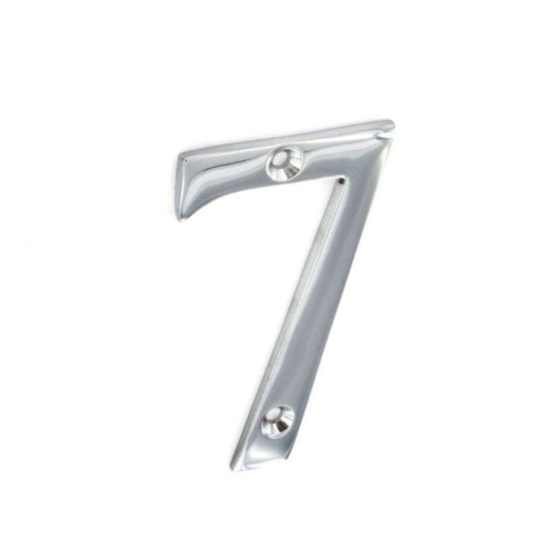 Securit Chrome Numeral 75mm 7