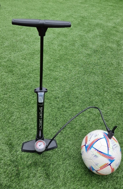 Sport Direct Steel Track Pump & Gauge