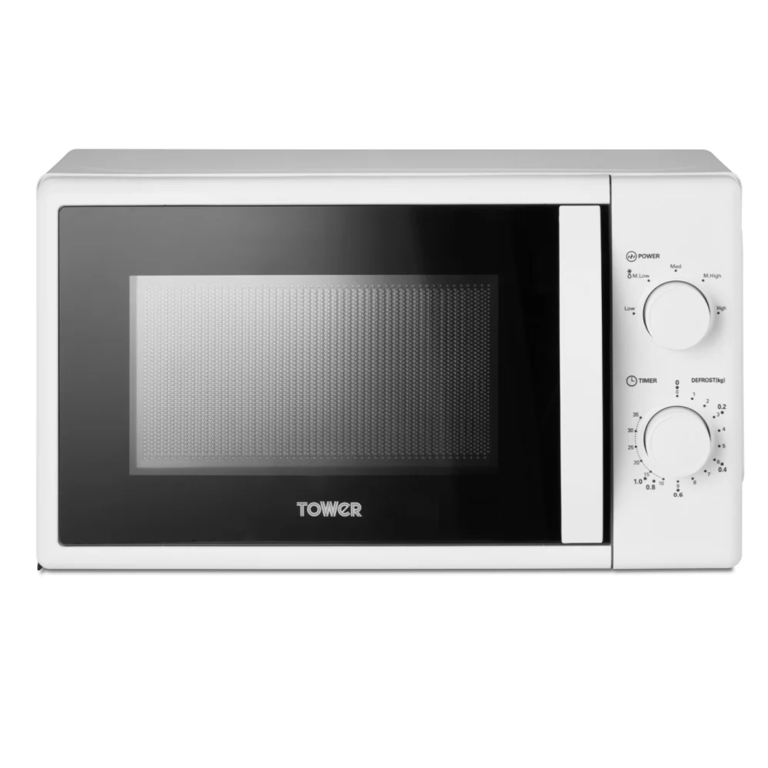Tower 20L Manual Microwave 700w White