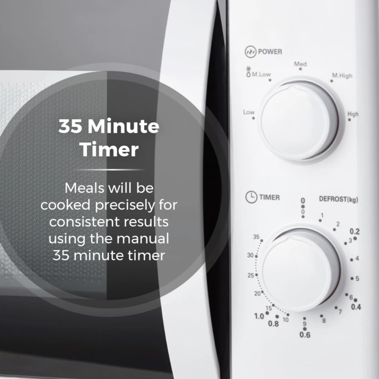 Tower 20L Manual Microwave 700w White