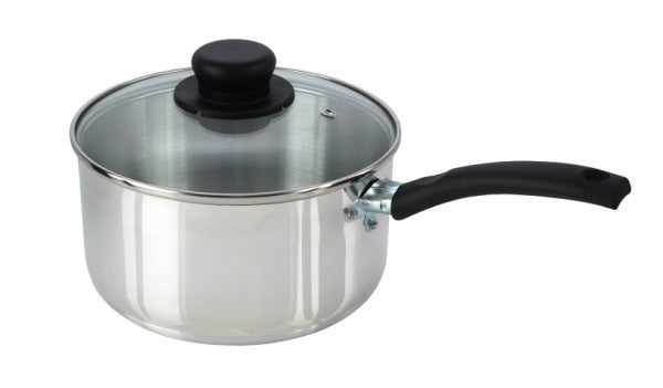CookEveryday Sauce Pan & Glass Lid 15cm