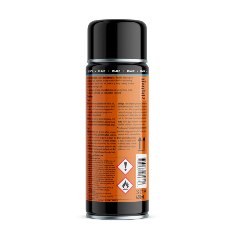 Gorilla Waterproof Coat & Seal Spray 450ml Black