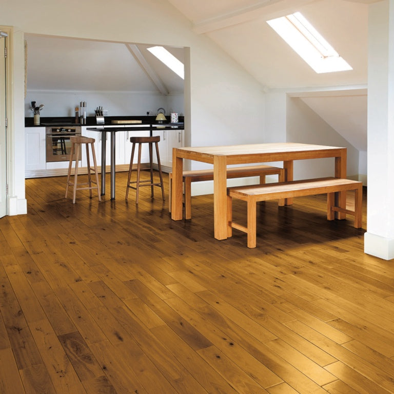 Ronseal Diamond Hard Floor Varnish Gloss 2.5L Dark Oak