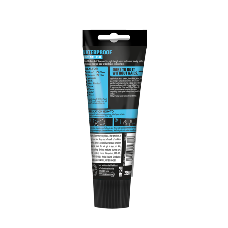 UniBond No More Nails Waterproof Tube  206ml