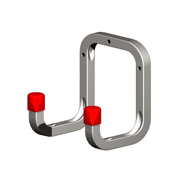 Securit Galvanised Square Double Wall Hook 90mm
