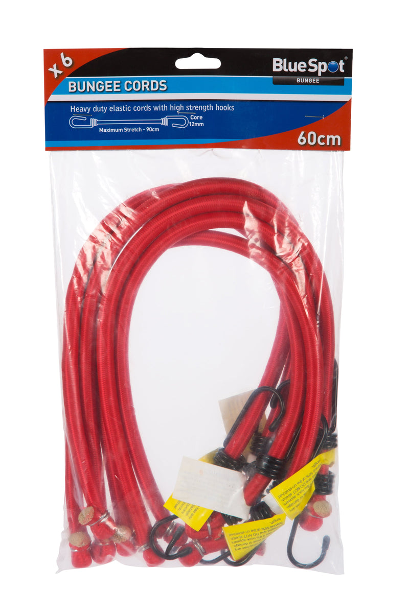 Blue Spot Tools 6 PCE Bungee Cord Set